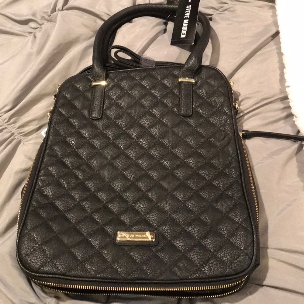 Brand new Steve Madden Black Tote